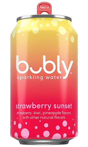 bubly sparkling water - strawberry sunset