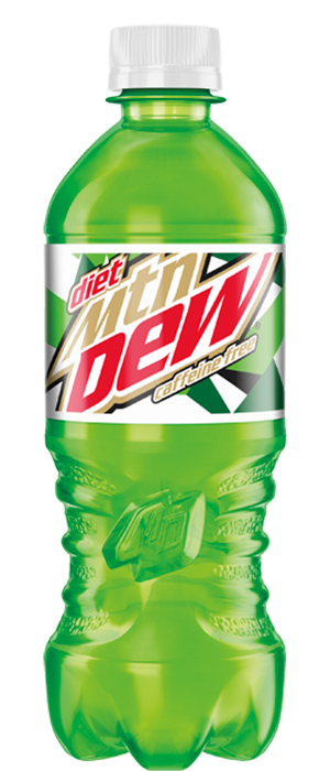 New Diet Mountain Dew Bottles