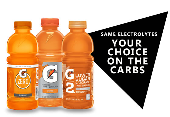 Same Electrolytes Your Choice On The Carbs