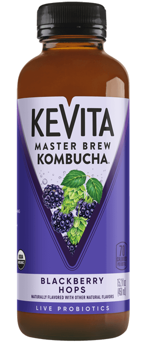 KeVita Master Brew Kombucha - Blackberry Hops