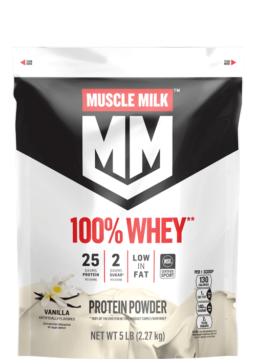 Muscle Milk 100% Whey Protein Powder - Vanilla