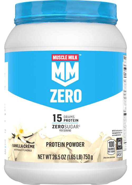 Muscle Milk Zero Sugar Protein Powder - Vanilla Crème