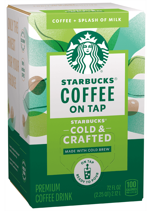 Starbucks Cold & Crafted On Tap - Coffee + Splash of Milk