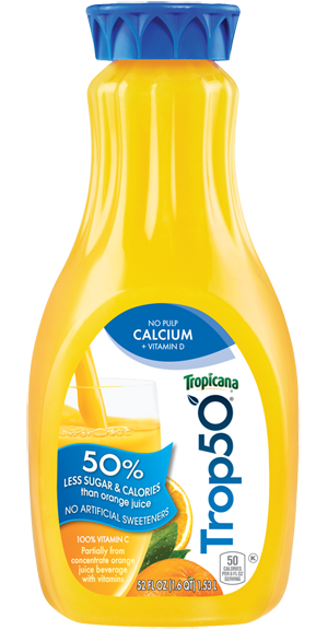 Trop50 - No Pulp Calcium + Vitamin D