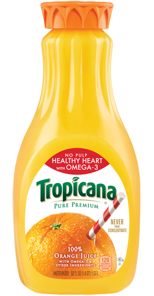 Tropicana Pure Premium - Orange Juice - Healthy Heart with Omega-3