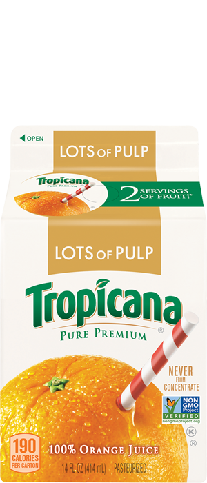 Tropicana Pure Premium - Orange Juice - Lots of Pulp