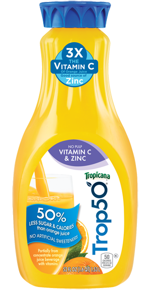 Trop50 - Vitamin C and Zinc No Pulp