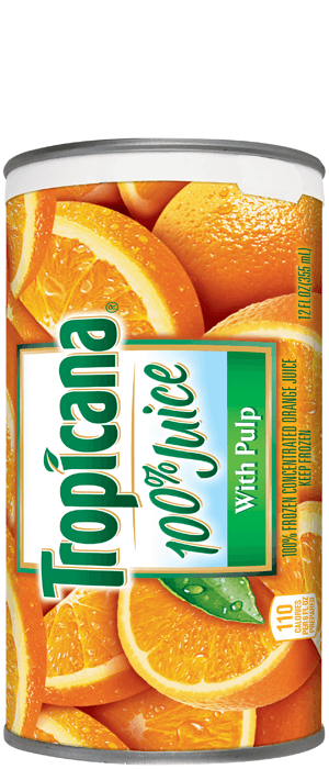 Tropicana 100% Orange Juice with Pulp (frozen)