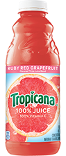 Tropicana 100% Juice - Ruby Red Grapefruit Juice Blend