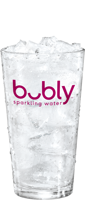 bubly sparkling water - raspberry