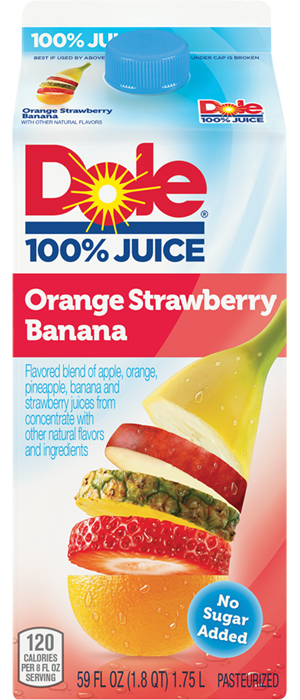 Dole 100% Juice - Orange Strawberry Banana