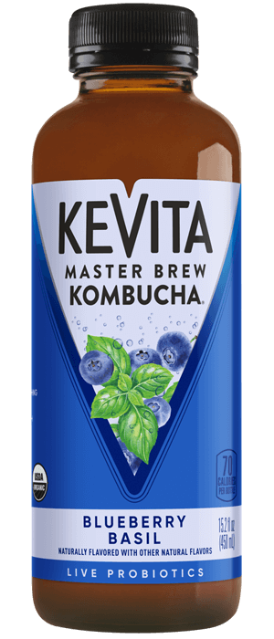 KeVita Master Brew Kombucha - Blueberry Basil