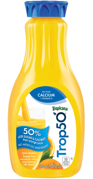 Trop50 - No Pulp Calcium + Vitamin D