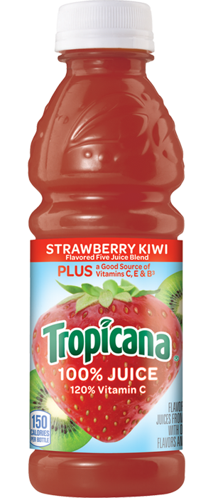 Tropicana 100% Juice - Strawberry Kiwi Juice Blend