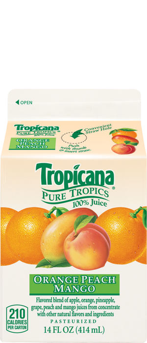 Tropicana Tropics - Orange Peach Mango